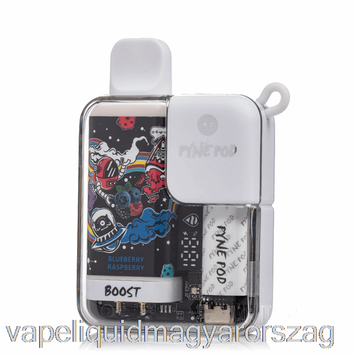 Pynepod 8500 Eldobható áfonyás Málna Vape Toll